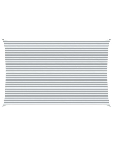 Vela da ombra solare Grigio chiaro e bianco 8 x 5 m