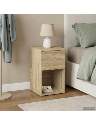 Armadietto per letto Rovere Sonoma 29 x 31,5 x 49 cm