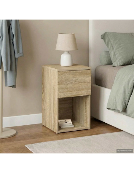 Armadietto per letto Rovere Sonoma 29 x 31,5 x 49 cm
