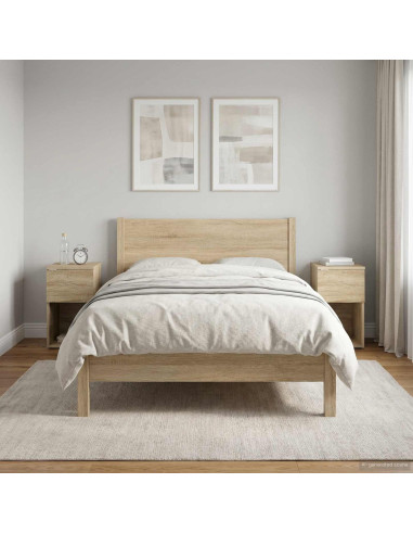 Armadietto per letto 2 pcs Rovere Sonoma 29 x 31,5 x 49 cm