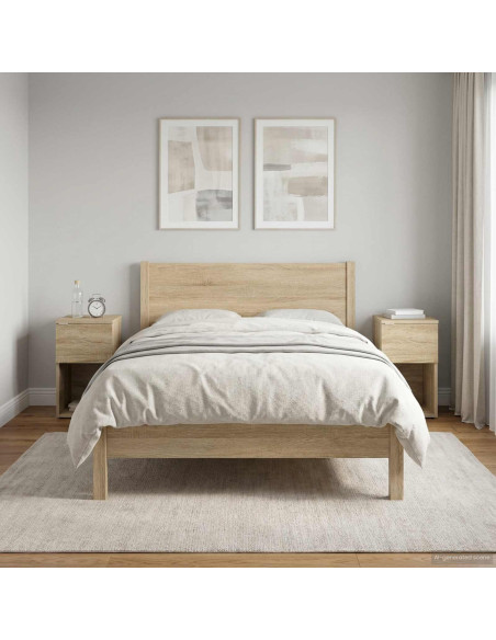 Armadietto per letto 2 pcs Rovere Sonoma 29 x 31,5 x 49 cm