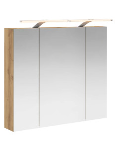 Mobiletto per specchio da bagno con porta Rovere Artigianale 2