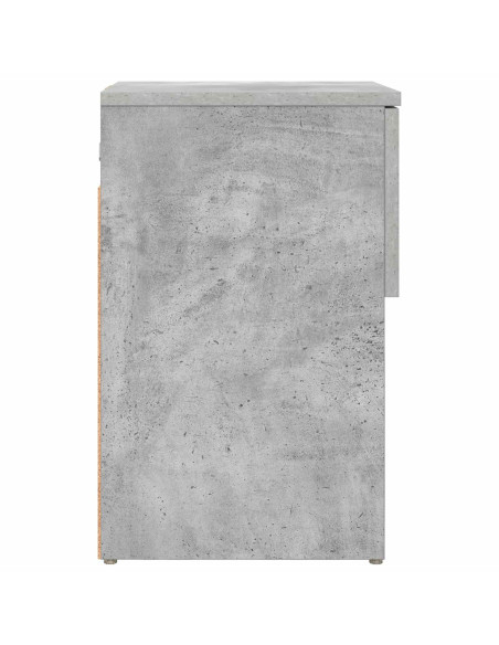Armadietto per letto Grigio Cemento 29 x 31,5 x 49 cm