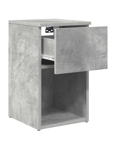 Armadietto per letto 2 pcs Grigio Cemento 29 x 31,5 x 49 cm