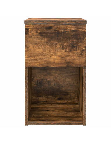 Armadietto per letto Rovere Fumo 29 x 31,5 x 49 cm
