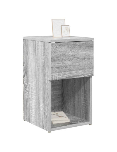 Armadietto per letto Grigio Sonoma 29 x 31,5 x 49 cm