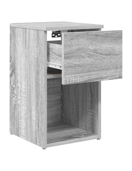 Armadietto per letto Grigio Sonoma 29 x 31,5 x 49 cm
