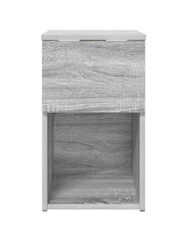 Armadietto per letto Grigio Sonoma 29 x 31,5 x 49 cm