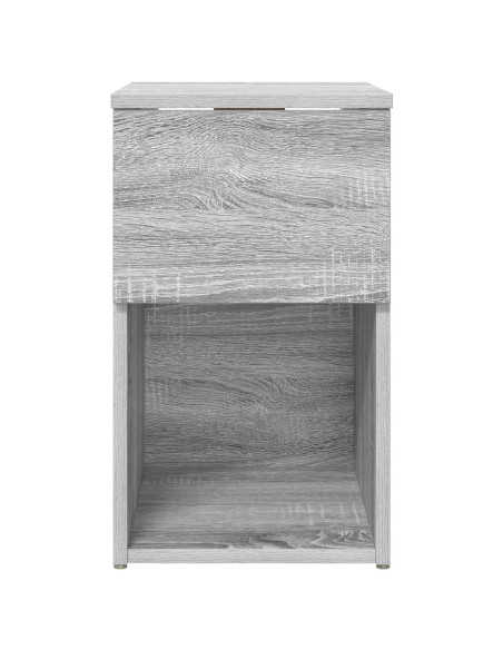 Armadietto per letto Grigio Sonoma 29 x 31,5 x 49 cm