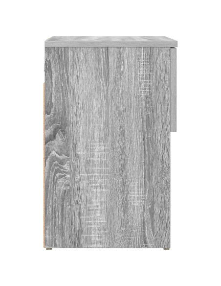 Armadietto per letto Grigio Sonoma 29 x 31,5 x 49 cm