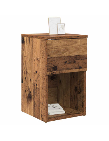 Armadietto per letto 2 pcs Legno antico 29 x 31,5 x 49 cm