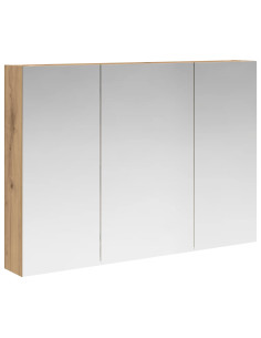 Mobiletto per specchio da bagno con porta Rovere Artigianale 2