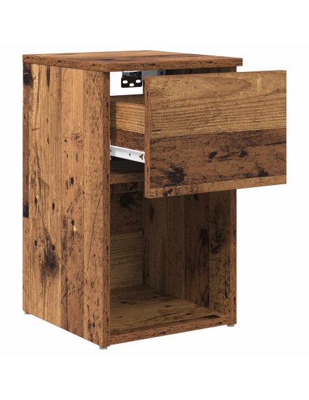 Armadietto per letto 2 pcs Legno antico 29 x 31,5 x 49 cm