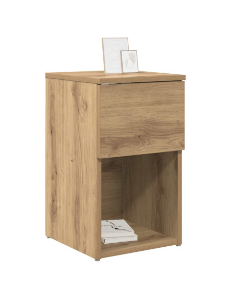 Armadietto per letto 2 pcs Rovere Artigianale 29 x 31,5 x 49 cm