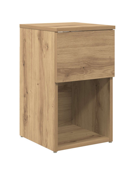 Armadietto per letto 2 pcs Rovere Artigianale 29 x 31,5 x 49 cm