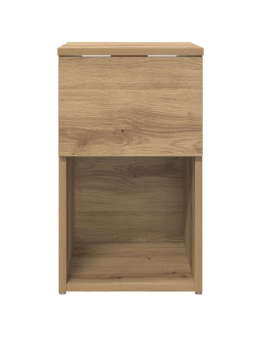 Armadietto per letto 2 pcs Rovere Artigianale 29 x 31,5 x 49 cm