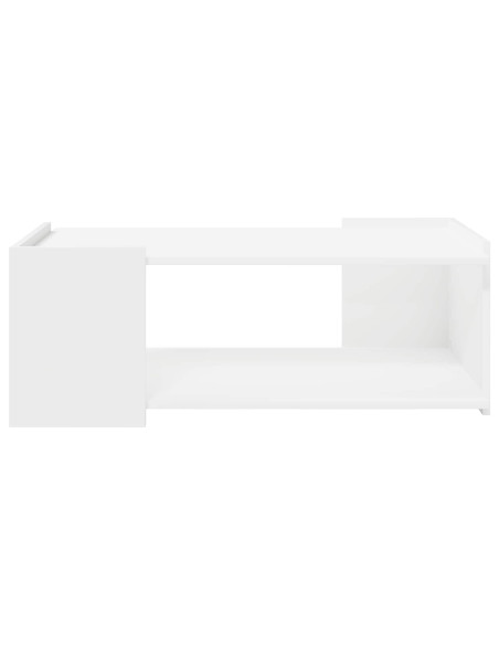 Tavolino da salotto Bianco 90 x 50 x 33 cm Legno ingegnerizzato