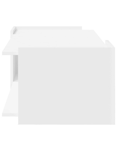 Tavolino da salotto Bianco 90 x 50 x 33 cm Legno ingegnerizzato