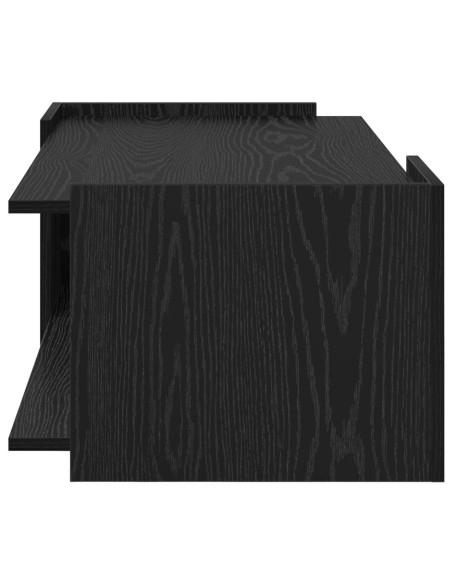 Tavolino da salotto Rovere Nero 90 x 50 x 33 cm