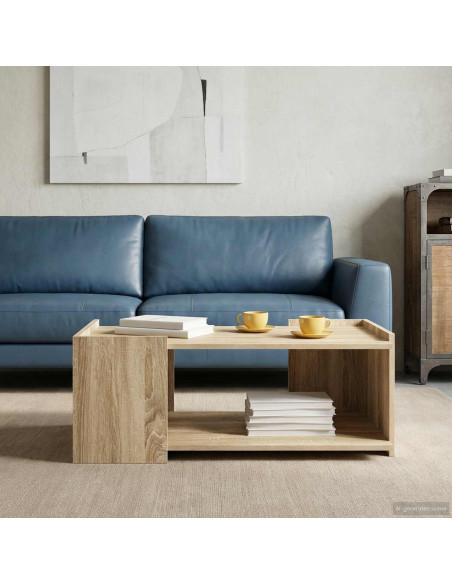 Tavolino da salotto Rovere Sonoma 90 x 50 x 33 cm