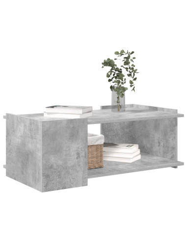 Tavolino da salotto Grigio Cemento 90 x 50 x 33 cm