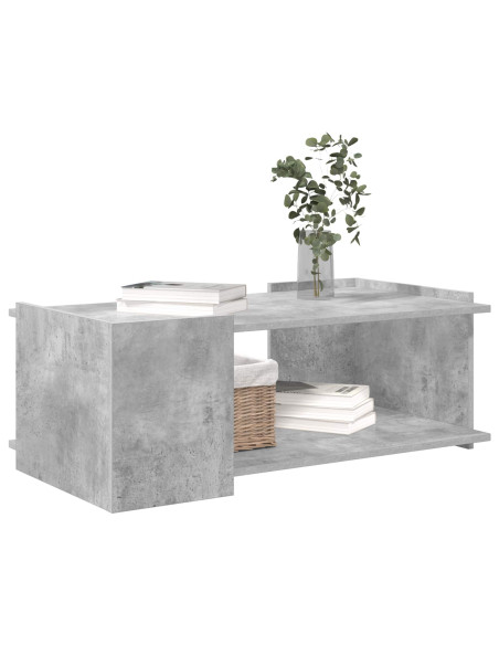 Tavolino da salotto Grigio Cemento 90 x 50 x 33 cm