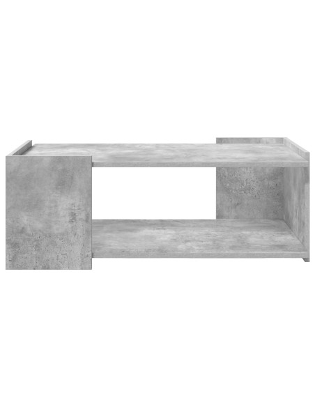 Tavolino da salotto Grigio Cemento 90 x 50 x 33 cm
