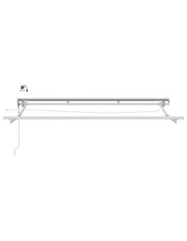 Tettuccio Elettrico Retrattile Marrone 3,5 x 2,5 m