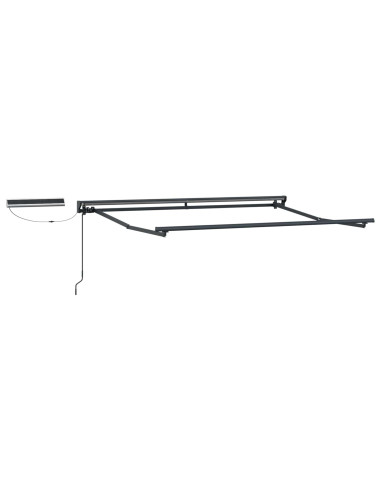 Tettuccio Elettrico Retrattile Marrone 3,5 x 2,5 m