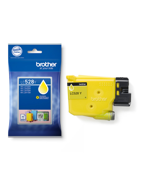 Brother LC528Y cartuccia d'inchiostro 1 pz Originale Giallo