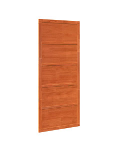 Porta del fienile Marrone Cerato 90 x 2,5 x 208 cm 2