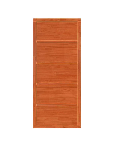 Porta del fienile Marrone Cerato 90 x 2,5 x 208 cm