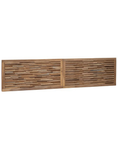 Testiera Naturale 200 cm Legno di teak solido 2