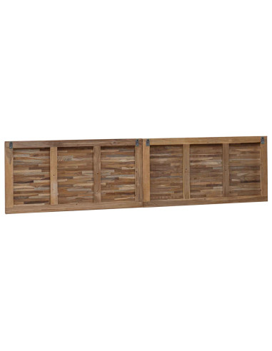 Testiera Naturale 200 cm Legno di teak solido