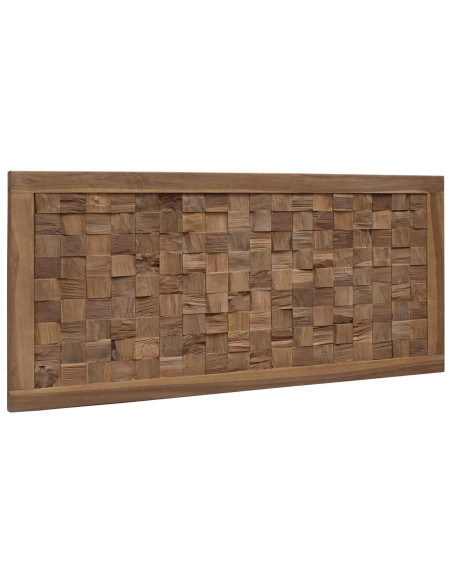 Testiera Naturale 100 cm Legno di teak solido