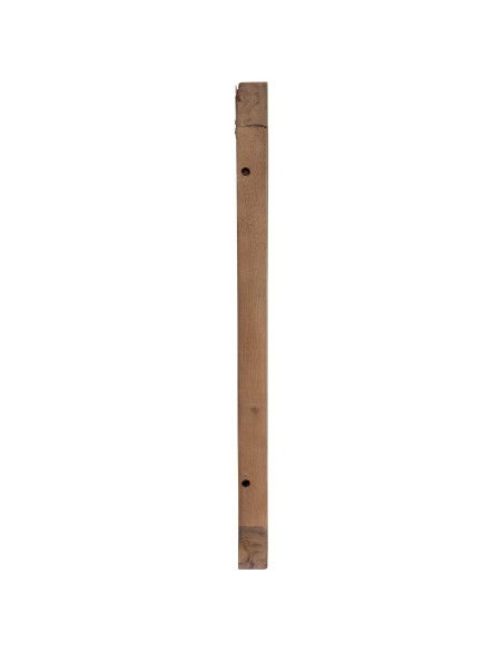 Testiera Naturale 100 cm Legno di teak solido