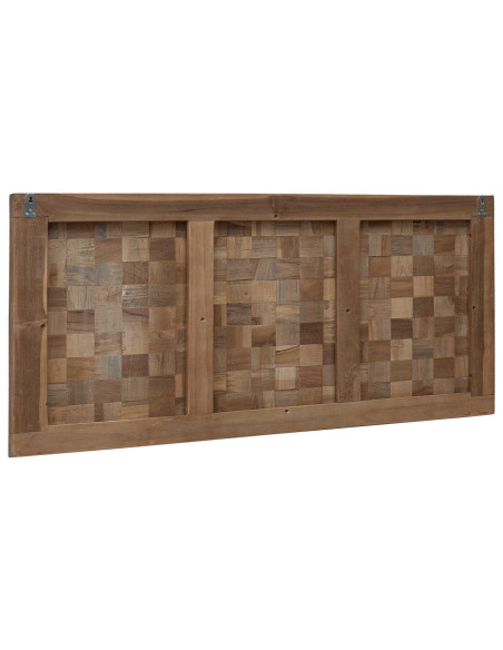 Testiera Naturale 100 cm Legno di teak solido