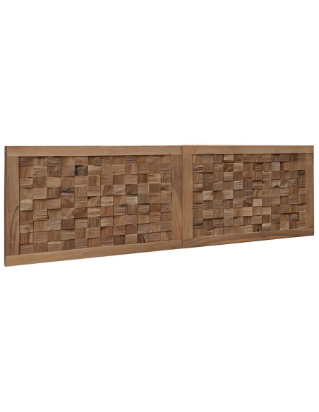 Testiera Naturale 140 cm Legno di teak solido