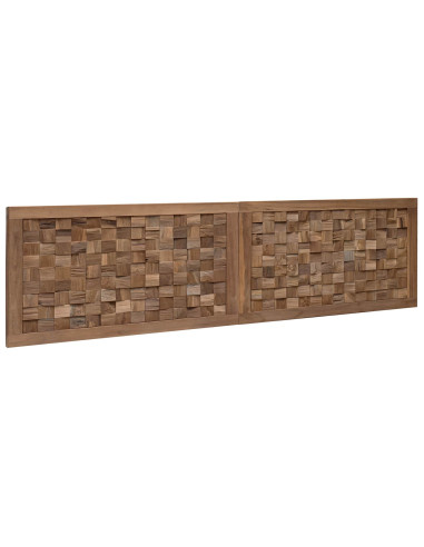 Testiera Naturale 160 cm Legno di teak solido
