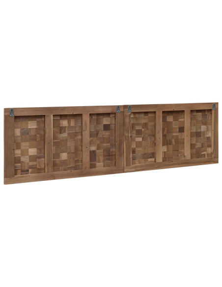Testiera Naturale 160 cm Legno di teak solido