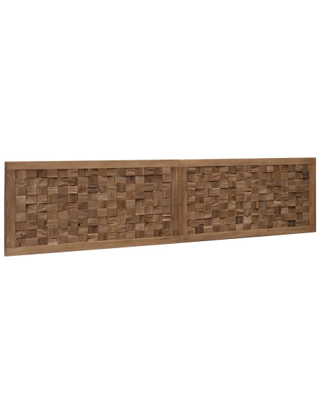 Testiera Naturale 180 cm Legno di teak solido