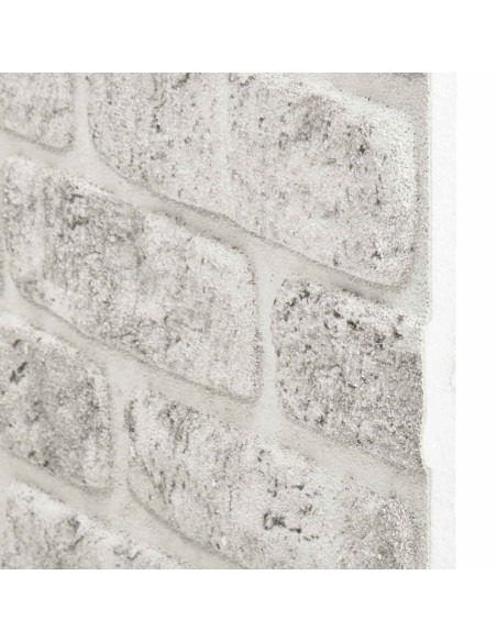 Pannelli da parete 10 pcs Grigio Chiaro 100 x 50 cm Schiuma EPS