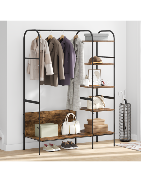 Stendibiancheria Rovere Marrone 120 x 44 x 160 cm