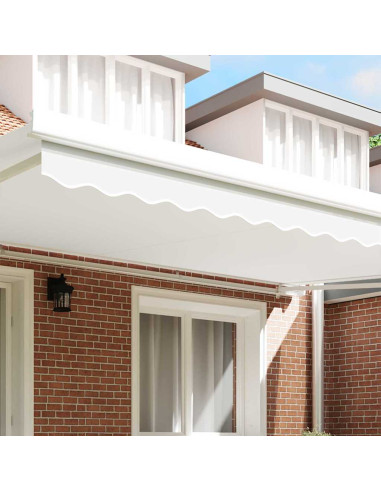 Tenda a Braccio Bianco 480 x 20 cm Tela