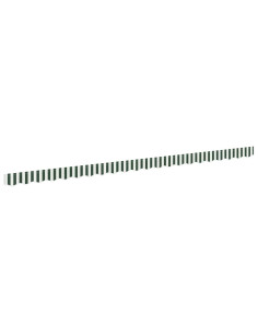 Tenda a Braccio Verde e Bianco 480 x 20 cm Tela 2