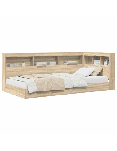 Letto Libreria Rovere Sonoma 75 x 190 cm Legno multistrato