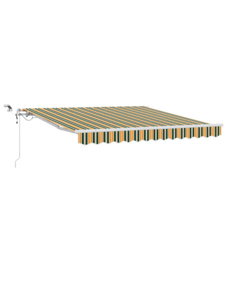 Tenda Retrattile Verde e Giallo 300 x 250 cm