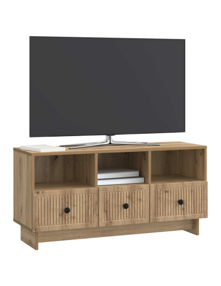 Mobile TV con cassetto Rovere Artigianale 102 x 34,5 x 50 cm