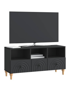 Mobile TV Nero 102 x 34,5 x 50 cm Legno ingegnerizzato 2