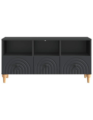 Mobile TV Nero 102 x 34,5 x 50 cm Legno ingegnerizzato